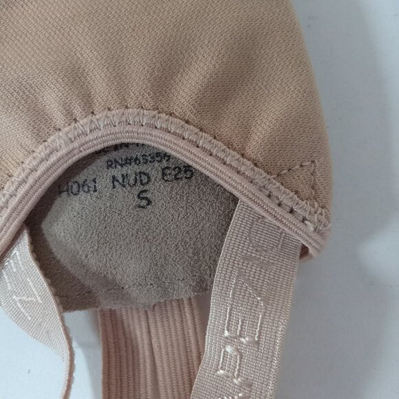 Capezio Pirouette II Canvas Dance Shoes Nude Size S H061 Sz 6-7 NEW - Picture 11 of 15